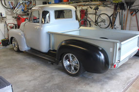 Fuel Inlet Installed in New Fender