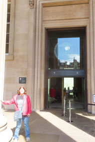 London - Jody at the British Museum
