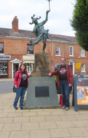 Stratford Upon Avon - Rick & Jody at the Jester