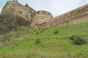 Edinburgh Castle - View of Castle from New Town