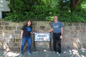 Rick & Jody at Penny Lane