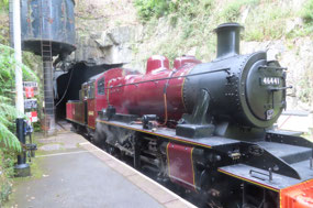 View from the Steam Train - Locomotive