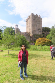 Jody at the Blarney Castle