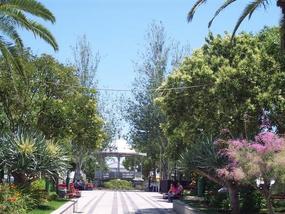 Beautiful riverside park