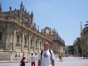 Lee and cathedral