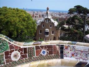 Gaudi´s mosaics make his designs fun and unique