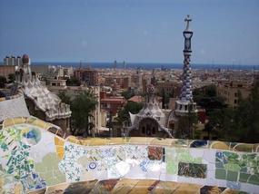 Gaudi´s work appears all across Barcelona