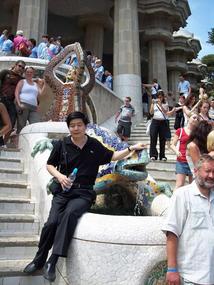 Dragon at entrance is very famous