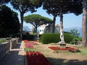 Colorful gardens at Villa Cimbrone, Ravello