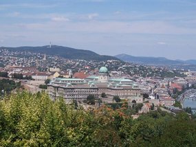 Buda is the upscale, hilly side