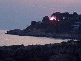 An Adriatic sunset