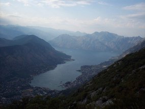 Famous fjords off Bay of Kotor
