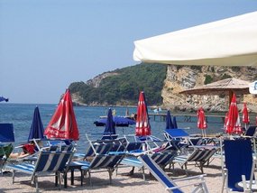 Beaches are nicely organized for whole family