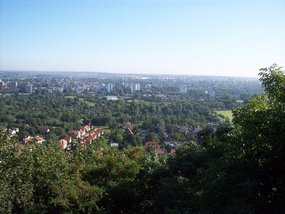 Krakow suburbs from Kosciuszko Mound