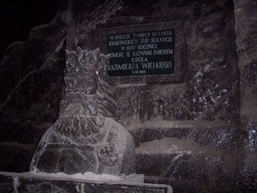 All sculptures made out of salt!