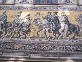 1906 mural is entirely made of porcelain tiles