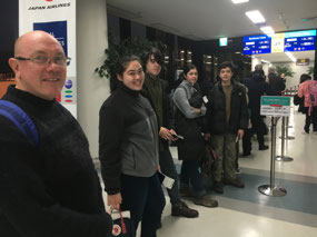 Business Class boarding