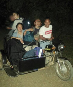 Late night arrival