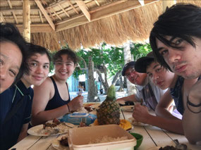 Lunch on Inoladoan Island