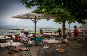 Lovely place for lunch! What a view!