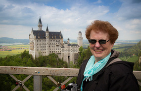 Mum on the bridge