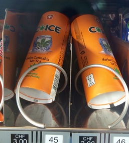 Interesting vending machine items at the station!