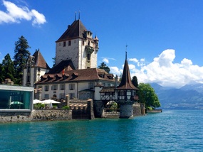 Schloss Oberhofen on Lake Thun