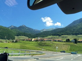 On the way to Aigle