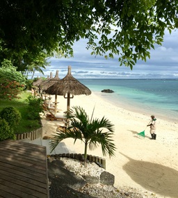 The beach at our resort!