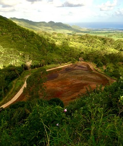 The famous coloured earth 