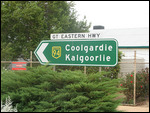 On the road to Kalgoorlie