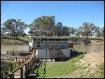 Boading the MV Jandra, Bourke