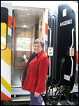Boading the Trans Alpine Train - Greymouth