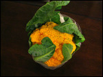 Orange cauliflower from the Farmers Market