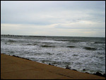 The gulf was angry today.