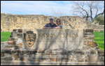 Roger & me at the first mission - Espada.