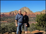 View from Airport Mesa, with Sedona in the valley.