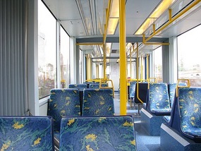 on the light rail
