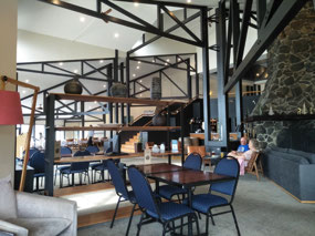 Inside the lodge