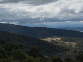In the distance is mount Kosiusko