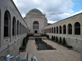 Hall of Remeberance and Eternal Flame Pool