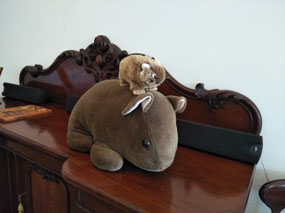 Grumbli with Big Wombat