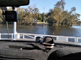 on the Ferry