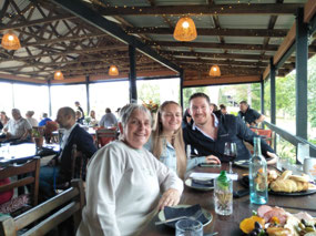 Nan, Abbie and Phil at Dingo