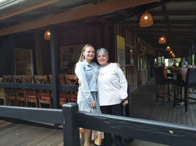 Nan and Abbie at Dingo Vineyard