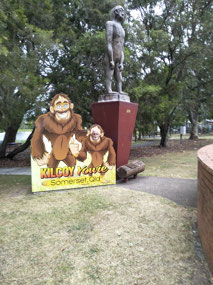 Called in to visit the Kilcoy Yowie