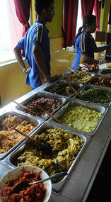 Curry Buffet at Buddhist Association, Colombo