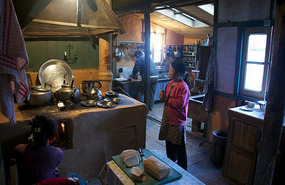 Bread making in the Kitchen at Karmi Farm
