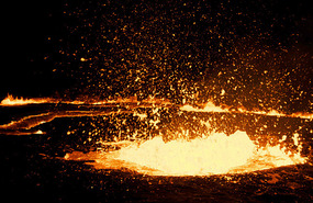 The volcano after climbing