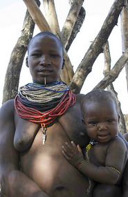 Mother, child and nail